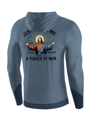 Jesus Made Me a Fisher of Men UPF Hoodie