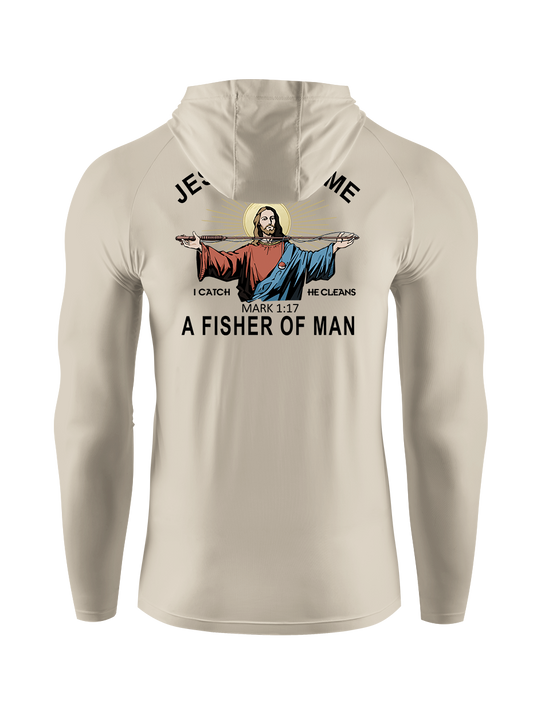 Jesus Made Me a Fisher of Men UPF Hoodie