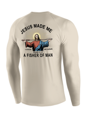 Jesus Made Me a Fisher of Men UPF Long Sleeve