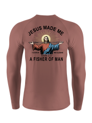 Jesus Made Me a Fisher of Men UPF Long Sleeve