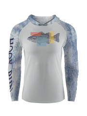Fishing Dreams in Fingerprints UPF Hoodie