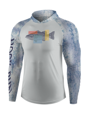 Fishing Dreams in Fingerprints UPF Hoodie