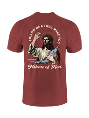 Follow Jesus and Become Fishers of Men UPF Tee