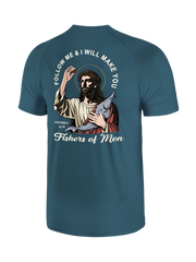 Follow Jesus and Become Fishers of Men UPF Tee