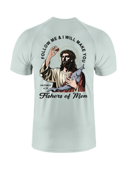 Follow Jesus and Become Fishers of Men UPF Tee