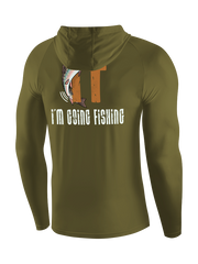 I'm Going Fishing Humor UPF Hoodie