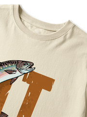 I'm Going Fishing Humor Unisex Classic Cotton Tee