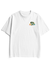 Hooked on the Reel Life Unisex Heavyweight Cotton T-Shirt