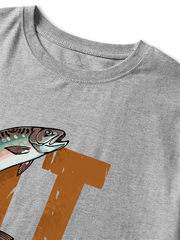 I'm Going Fishing Humor Unisex Classic Cotton Tee
