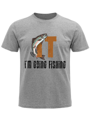 I'm Going Fishing Humor Unisex Classic Cotton Tee
