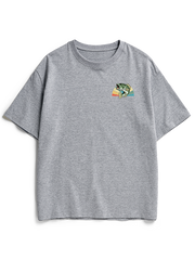 Hooked on the Reel Life Unisex Heavyweight Cotton T-Shirt