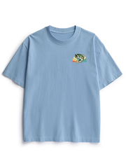 Hooked on the Reel Life Unisex Heavyweight Cotton T-Shirt