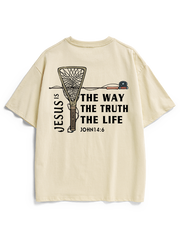 Fishing for Truth Unisex Heavyweight Cotton T-Shirt