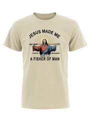 Jesus Made Me a Fisher of Men Unisex Classic Cotton Tee