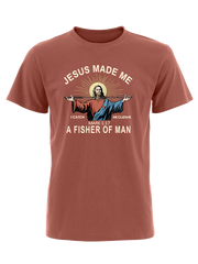 Jesus Made Me a Fisher of Men Unisex Classic Cotton Tee