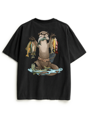 I Fish and I Win Unisex Heavyweight Cotton T-Shirt