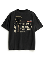 Fishing for Truth Unisex Heavyweight Cotton T-Shirt