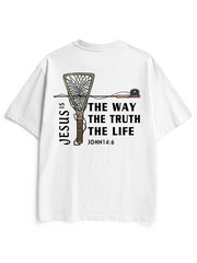 Fishing for Truth Unisex Heavyweight Cotton T-Shirt