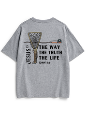 Fishing for Truth Unisex Heavyweight Cotton T-Shirt