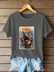 Women's Shepherd Print Casual T-Shirt