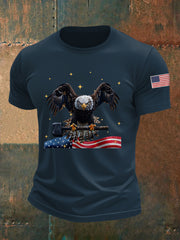 Men's USA Midnight Hammer Print Short Sleeve Shirt