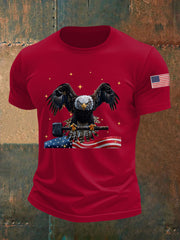 Men's USA Midnight Hammer Print Short Sleeve Shirt
