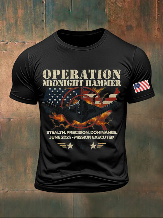 Men's Midnight Hammer B-2 Spirit Printed T-shirt