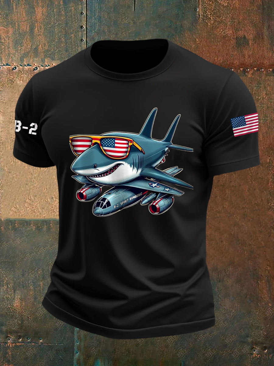 Men's B-2 Spirit Air Force short sleeve shirt