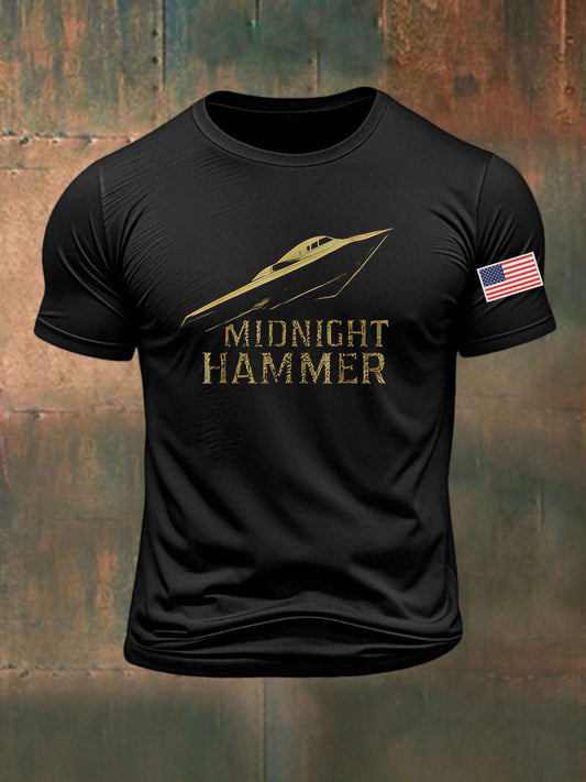 Men's Midnight Hammer B-2 Spirit Printed T-shirt