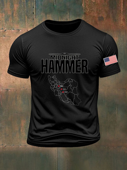 Men's Midnight Hammer B-2 Spirit Printed T-shirt