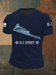 Men's US B-2 Spirit Bomber Short Sleeve T-shirt