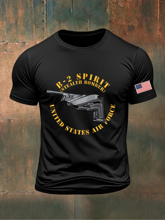 Men's Midnight Hammer B-2 Spirit Printed T-shirt