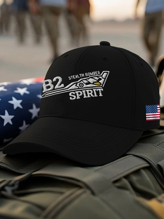 Unisex US B-2 Spirit Bomber Print Hat