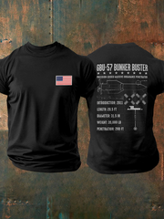 Men's GBU-57 Bunker Buster Printed T-shirt