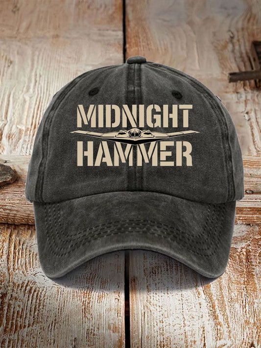 Unisex Operation Midnight Hammer B-2 Spirit Print Hat