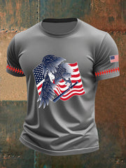 Men's Baseball Print Casual T-Shirt