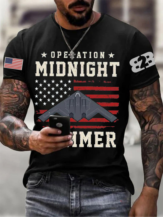 Men's Midnight Hammer Spirit Printed T-shirt