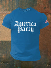 Men's AMP Printed Casual T-Shirt