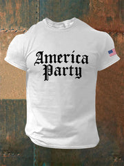 Men's AMP Printed Casual T-Shirt