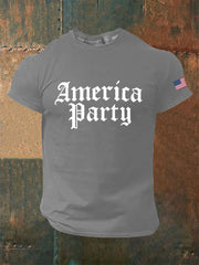 Men's AMP Printed Casual T-Shirt