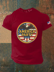 Men's AMP Printed Casual T-Shirt