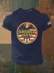 Men's AMP Printed Casual T-Shirt