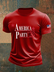 Men's AMP Printed Casual T-Shirt