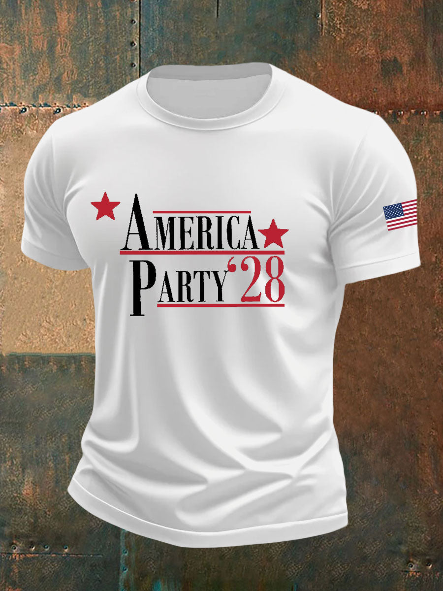 Men's AMP Printed Casual T-Shirt