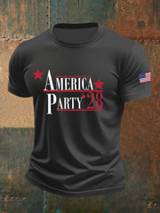 Men's AMP Printed Casual T-Shirt