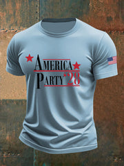 Men's AMP Printed Casual T-Shirt