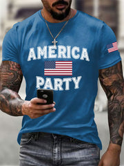 Men's AMP Printed Casual T-Shirt