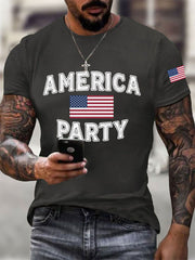 Men's AMP Printed Casual T-Shirt