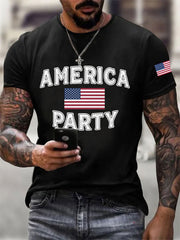 Men's AMP Printed Casual T-Shirt