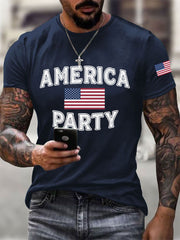 Men's AMP Printed Casual T-Shirt